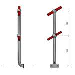 Side Offset Post - Angled - LEFT - SOAL 1