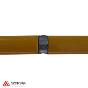 Close-up of ModuClamp 150 pipe joiner fitting for plumbing.