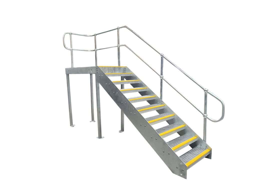 Staircase and Landing Kit with Rails