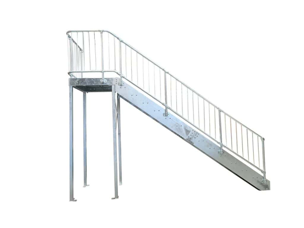 Staircase and Landing Kit with Balustrade