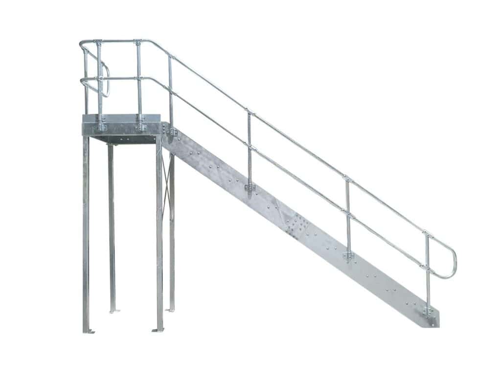 Staircase and Landing Kit with Rails