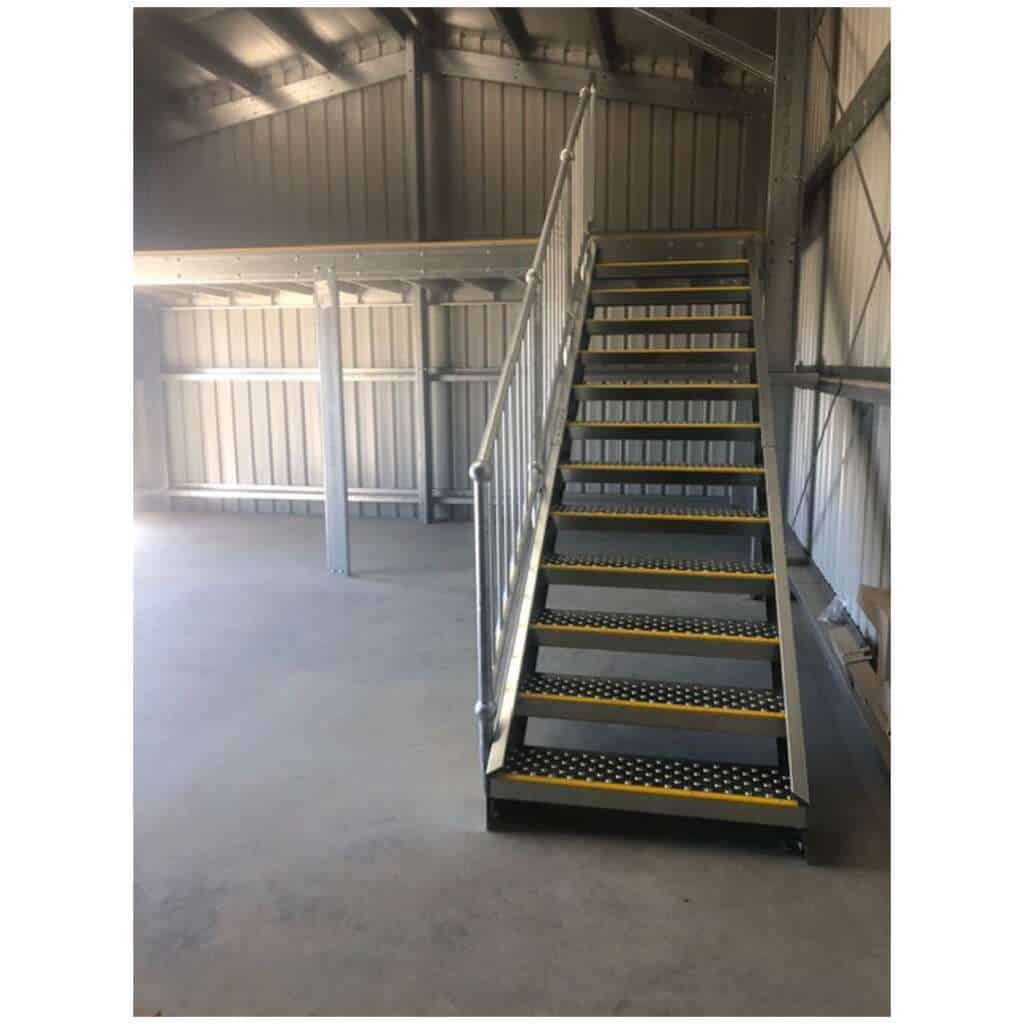 Light Duty Staircase With Balustrade