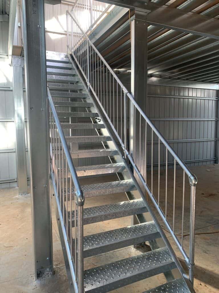 Light Duty Staircase With Balustrade