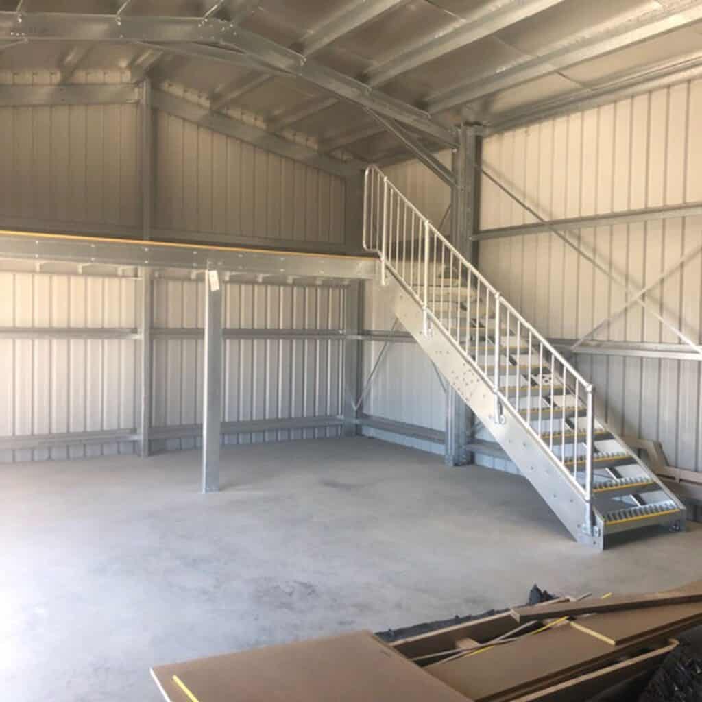 Light Duty Stair With Left Balustrade