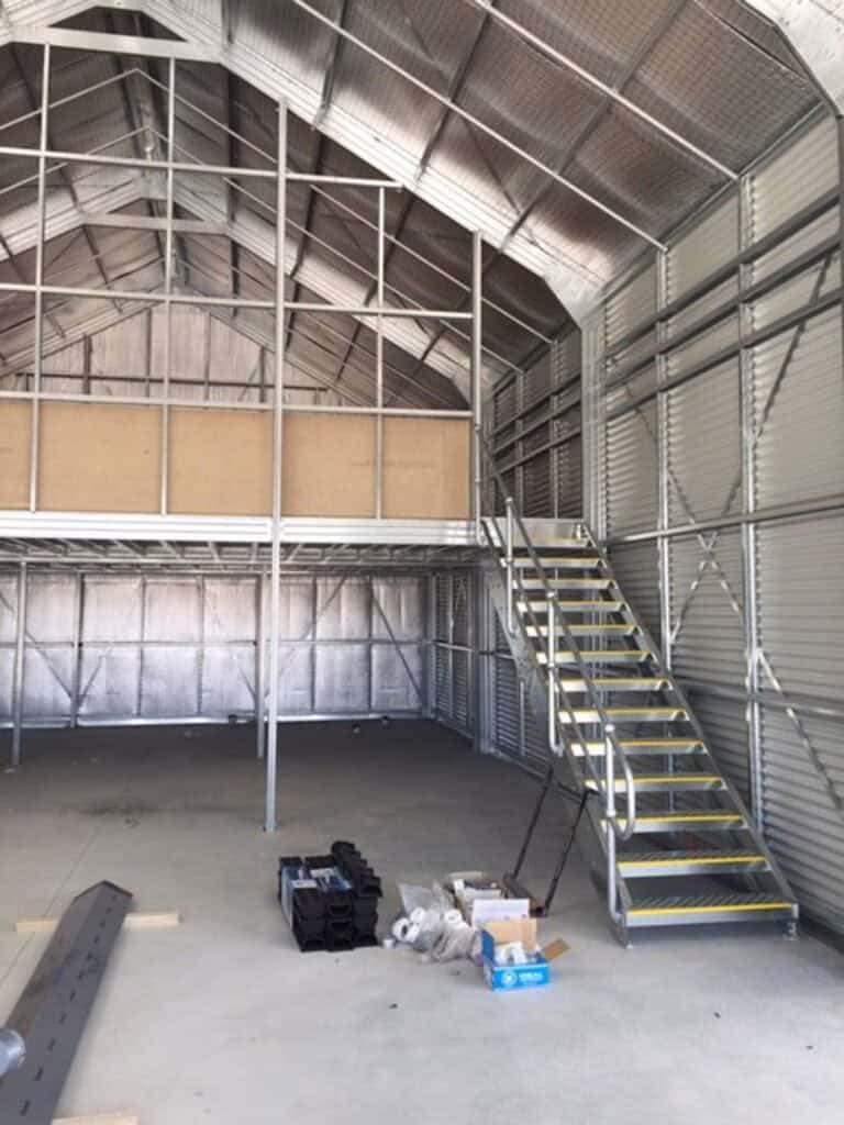 Light Duty Staircase with Left Railing