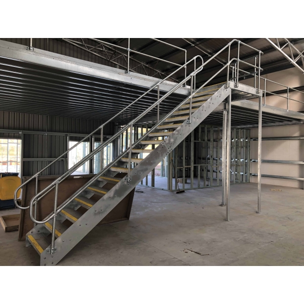 2 Pipe + Kick Plate Railing Corner Posts - Image 3