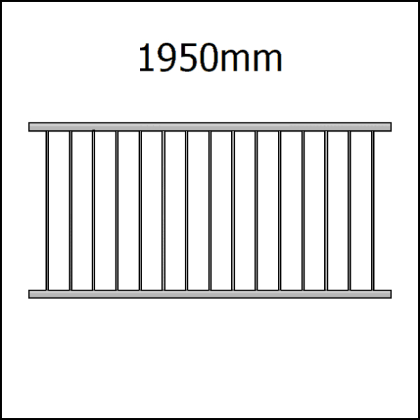 Balustrade Panel -1950mm