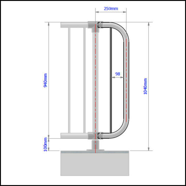 Balustrade Panel - End Panel - Image 2