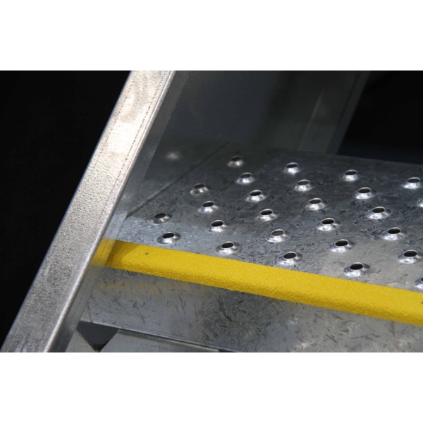 Yellow Anti-Slip Stair Nosings 25mm