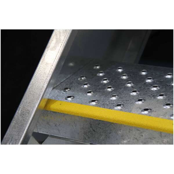 Yellow Anti-Slip Stair Nosings 25mm