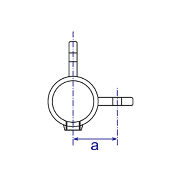 ModuClamp 168M - Corner Swivel Male Fitting - Image 3