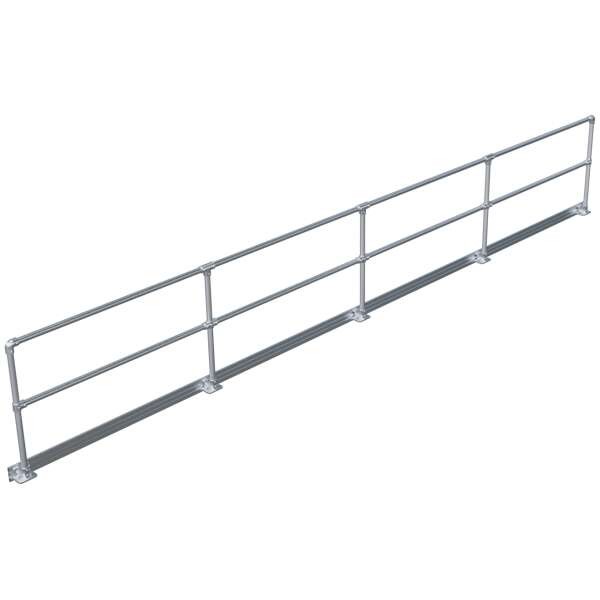 2 Pipe + Kick Plate Railing Corner Posts - Image 4