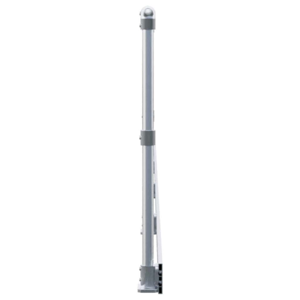 2 Pipe + Kick Plate Railing Corner Posts - Advantage Industries