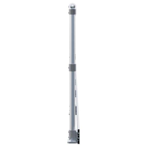 2 Pipe + Kick Plate Railing Corner Posts - Image 12
