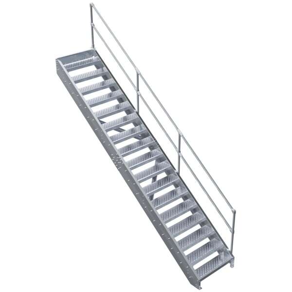 EcoStair D — With ModuRail One Side