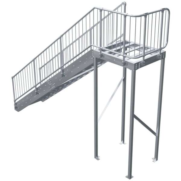 EcoStair H— And Landing Kit With ModuBal Both Sides - Image 4