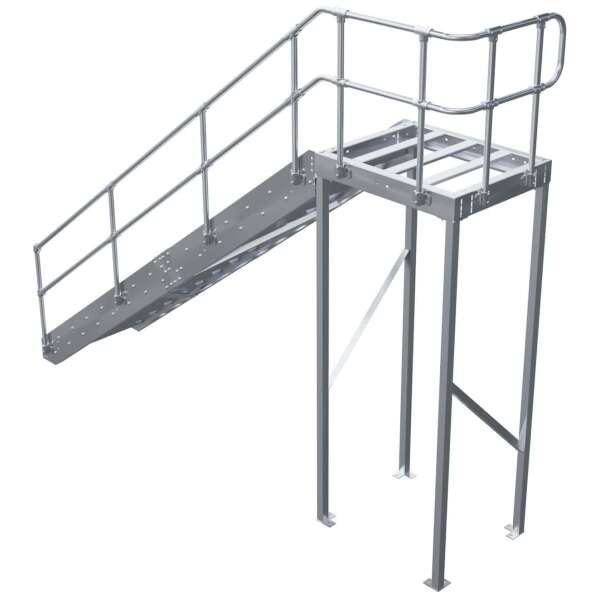 EcoStair J— And Landing Kit With ModuRail One Side - Image 4