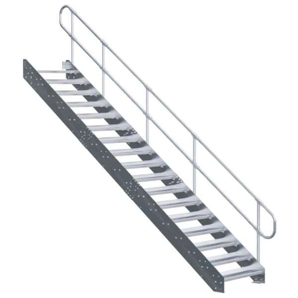 EasyStair D — With ModuRail one side