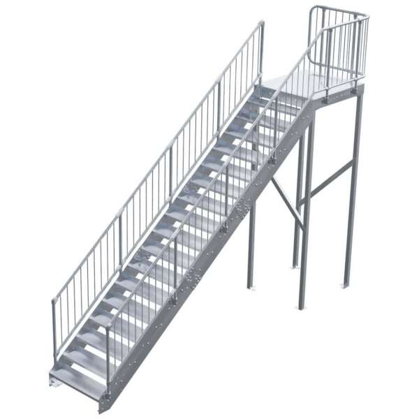 EasyStair H — With Landing Kit And ModuBal Both Sides - Image 3
