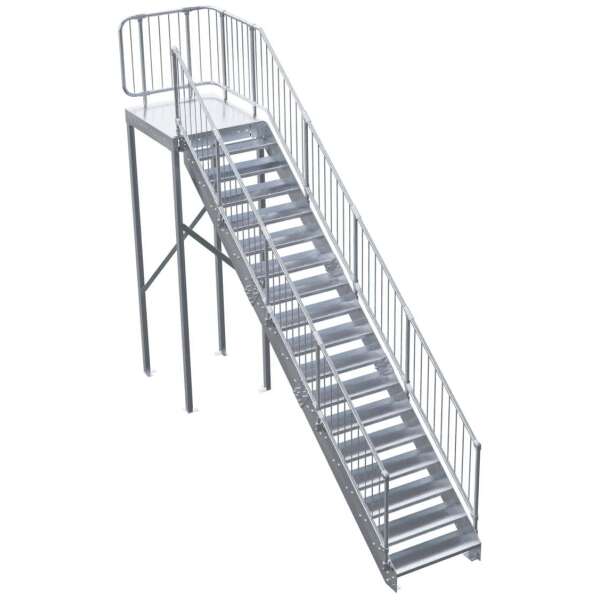 EasyStair H — With Landing Kit And ModuBal Both Sides - Image 12