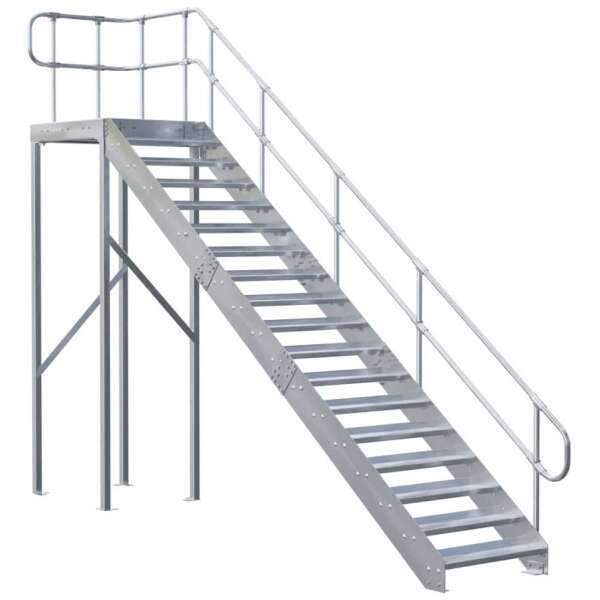 EasyStair J — With Landing Kit And ModuRail One Side