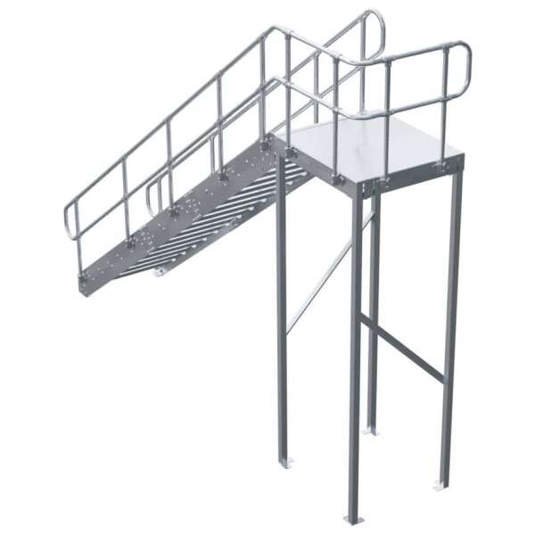 EasyStair K — With Landing Kit And ModuRail Both Sides - Image 4