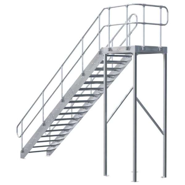 EasyStair K — With Landing Kit And ModuRail Both Sides - Image 5