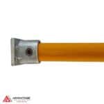 Narrow wall flange fitting for ModuClamp 221 pipe system.