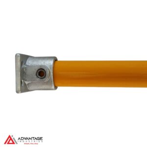 Narrow wall flange fitting for ModuClamp 221 pipe system.