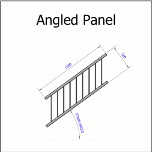 ModuBal - Short Stair Panel - 1500mm