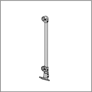 ModuBal - Stair Bottom Post - Top Mount